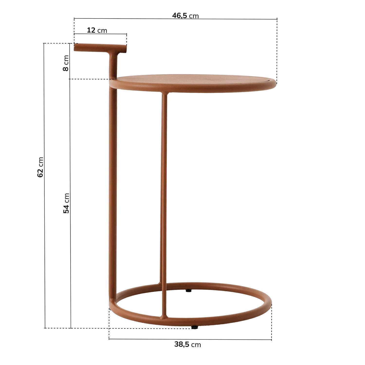 Mesa Auxiliar com Alça Refúgio Cabecasa Madeiramadeira - 2