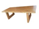 Ver imagem 1 de Mesa de Jantar Peroba Rosa com Pés Vazados em U:comp200xalt9-xlarg100/marrom