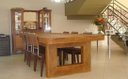 Ver imagem 5 de Mesa de Jantar Peroba Rosa com Pés Vazados em U:comp200xalt9-xlarg100/marrom