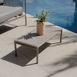 Mesa Lateral com Tampo Alumínio 40x80cm Refúgio CabeCasa MadeiraMadeira - 2