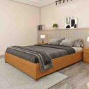 Ver imagem 2 de Cama Box Casal Monaco Queen TCIL Móveis: Cinamomo