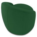 Ver imagem 7 de Poltrona Sala Decorativa Redonda 91cm Steve Suede Verde I01 - Mpozenato