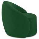 Ver imagem 6 de Poltrona Sala Decorativa Redonda 91cm Steve Suede Verde I01 - Mpozenato