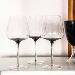 Taça Vinho 21x9x9cm 390ml Vidro Transp 6pç - 2