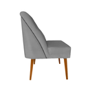 Ver imagem 3 de Kit 6 Cadeiras Paris + 2 Paris Retro Linho Cinza com Tachas Dominic Decor