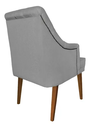 Ver imagem 6 de Kit 6 Cadeiras Paris + 2 Paris Retro Linho Cinza com Tachas Dominic Decor