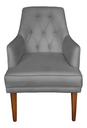 Ver imagem 4 de Kit 6 Cadeiras Paris + 2 Paris Retro Linho Cinza com Tachas Dominic Decor