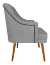 Ver imagem 5 de Kit 6 Cadeiras Paris + 2 Paris Retro Linho Cinza com Tachas Dominic Decor