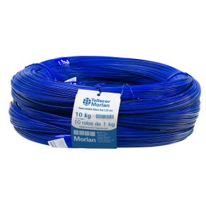 Arame Revestido Tellacor 2,5mm 1kg Morlan - Azul