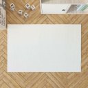Ver imagem 1 de Tapete Boho Retangular 100x150cm Off White - Antiderrapante