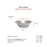 Forma Empada Mini Bolo Forminha Pudim Assadeira Aço Inox 4un - 3