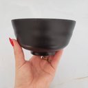 Ver imagem 2 de Bowl de Melamina Tóquio Lyor Preto 450ml Oriental Shimeji Yakisoba Pote Redondo