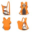 Ver imagem 2 de Canguru Baby Carriers Passeio Carregador Ergonomico Bebe Ate 15kg Ajustavel Conforto Laranja