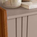 Ver mais imagens de Rack para TV até 50 Polegadas MDF 135,7cm New Austin Cinza Grigio Fosco/Cinamomo Mel
