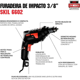Furadeira de Impacto 3/8" 570w Skil 220v - 3