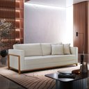 Ver imagem 2 de Sofá 03 Lugares Paris Linho 1,74M