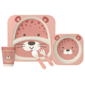 Kit Refeição Infantil Bambu Oncinha Buba