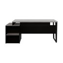 Ver imagem 6 de Escrivaninha Mesa de Escritório 172cm 2 Gavetas Multimóveis Cr25310 Cinza Preto