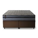 Ver imagem 5 de Conjunto Box Baú Queen Montreal Marrom 158x198x71 c/ Molas Ensacadas
