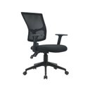 Ver imagem 3 de Kit 6 Cadeiras Escritório Diretor Ergonômica NR17 Tela Mesh Londres Preto