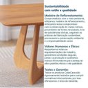 Ver mais imagens de Kit Mesa de Jantar Paineira 140cm e 4 Cadeiras Jandaia CabeCasa MadeiraOriginals Marrom/Amendoa