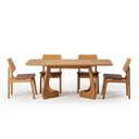 Ver imagem 2 de Kit Mesa de Jantar Paineira 180cm e 4 Cadeiras Jandaia CabeCasa MadeiraOriginals