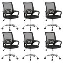 Ver imagem 1 de Kit 6 Cadeiras Escritório Diretor Tela Mesh Manchester