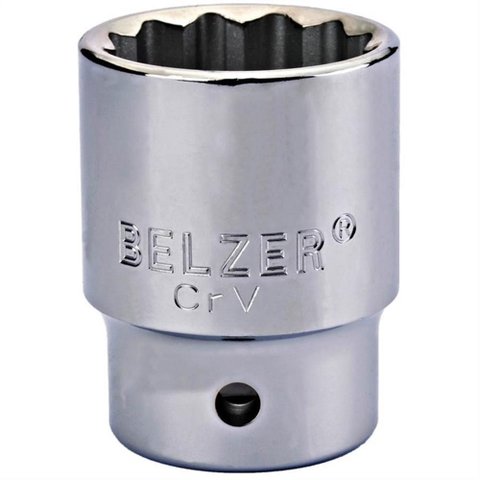 Soquete Estriado Encaixe 1/2 23mm Crv - 204014bbr - Belzer Soquete Estr.enc.1/2 23mm Crv Belzer Coop