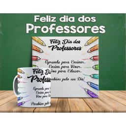 Kit Canecas e Azulejo Personalizadas Dia Dos Professores - 2