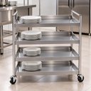 Ver imagem 2 de Carro com 04 Bandejas | 90 x 50 x 85 cm | Inox 430