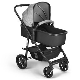 Carrinho Passeio Beyond 2 em 1 Assento Moisés 0-15kgs Cinza Multikids Baby - BB429 BB429 - 11