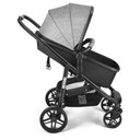 Ver imagem 2 de Carrinho Passeio Beyond 2 em 1 Assento Moisés 0-15kgs Cinza Multikids Baby - BB429 BB429