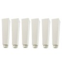 Ver imagem 1 de Kit 6 Pés Plástico para Balcão 16 a 19 Cm Branco