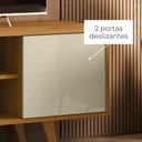 Ver imagem 3 de Rack Bancada para TV 55" 136cm com Pés Torneado Cumaru e Opala Madetec Móveis