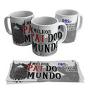 Ver imagem 1 de Caneca Melhor Pai do Mundo Presente Papai Barbudo