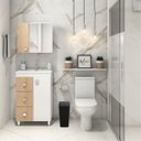 Ver imagem 7 de Lixeira Cesto de Lixo 8l com Tampa Click Retangular Banheiro Cozinha | Astra - Preto