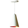 Lustre Pendente Cone Branco para Mesa - 1