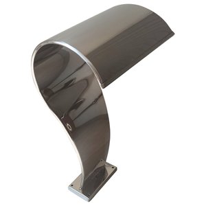 Cascata Inox Polida Led Espelhada Grande + Controladora