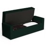 Cabeceira e Calçadeira Báu King Size Atena 195cm Capitonê Veludo Verde Escuro - Desk Design - 12