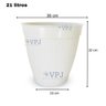 Vaso Rattan Redondo Grande Casa Jardim Plantas Flores 30l - 3