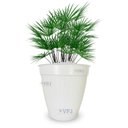 Ver imagem 2 de Vaso Rattan Redondo Grande Casa Jardim Plantas Flores 30l
