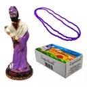 Ver imagem 1 de Kit Defumador Espiritual + Imagem Resina Orixá 15 Cm + Guia