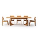 Ver imagem 2 de Kit Mesa de Jantar Paineira 240cm e 5 Cadeiras Jandaia CabeCasa MadeiraOriginals