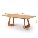 Ver imagem 4 de Kit Mesa de Jantar Paineira 240cm e 5 Cadeiras Jandaia CabeCasa MadeiraOriginals