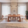 Kit Mesa de Jantar Paineira 240cm e 5 Cadeiras Jandaia CabeCasa MadeiraOriginals - 1