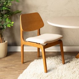 Kit Mesa de Jantar Oval Paineira 210cm e 4 Cadeiras Jandaia CabeCasa MadeiraMadeira - 11