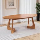 Ver imagem 3 de Kit Mesa de Jantar Oval Paineira 210cm e 4 Cadeiras Jandaia CabeCasa MadeiraOriginals