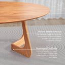 Ver imagem 5 de Kit Mesa de Jantar Oval Paineira 210cm 4 Cadeiras Jandaia CabeCasa MadeiraOriginals Madeiramadeira m