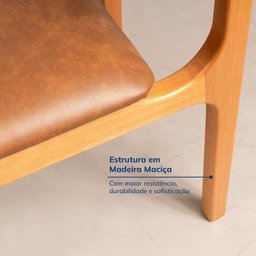 Kit Mesa de Jantar Oval Paineira 210cm e 4 Cadeiras Jandaia CabeCasa MadeiraMadeira - 14