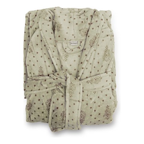 Roupão Appel Plush Flannel Estampado Toque Macio Cor:ornamento;tamanho:p